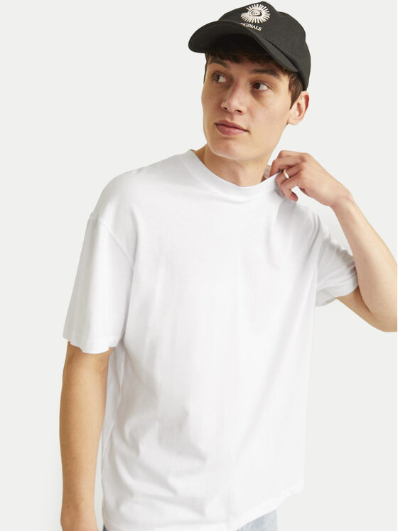 Jack&Jones Jack&Jones 2er-Set T-Shirts Bradley 12264845 Weiß Wide Fit
