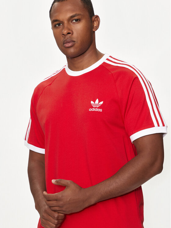 Rotes adidas t shirt discount
