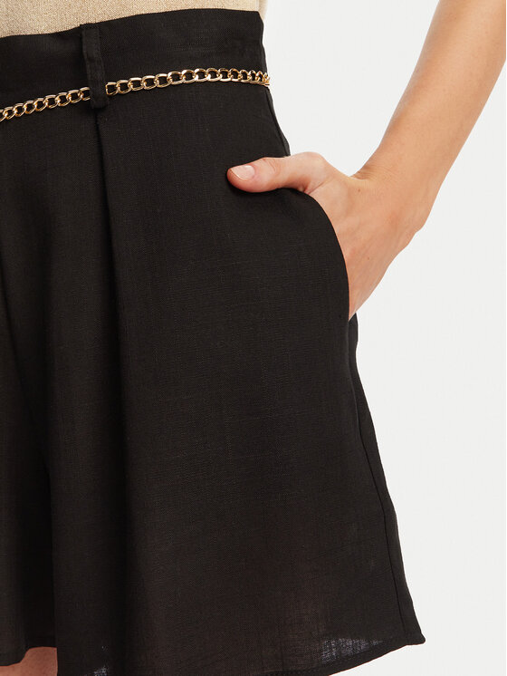 Rinascimento Rinascimento Шорти з тканини CFC0124444003 Чорний Regular Fit