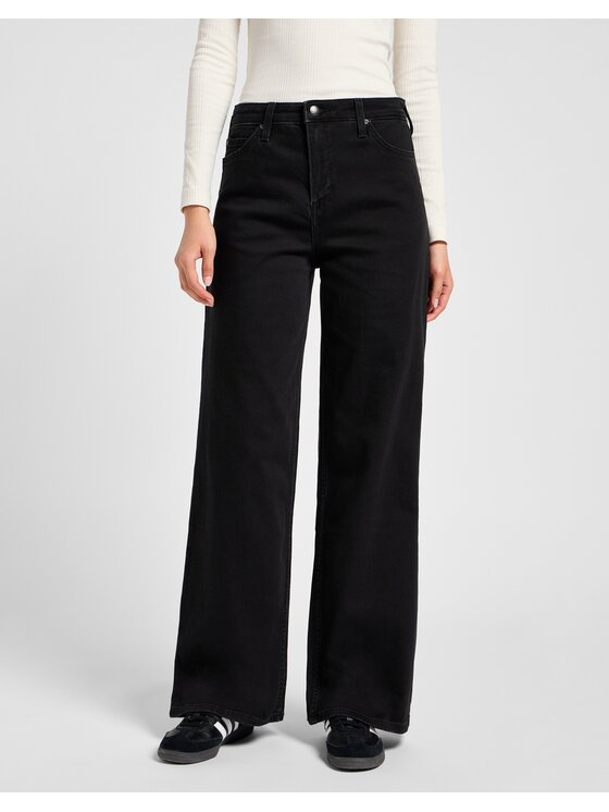 Lee Lee Jeansy Stella A Line Czarny Bootcut Fit