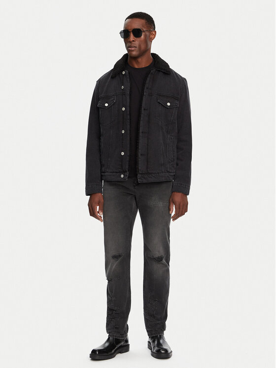 Balmain Balmain Jeansy DH1MI043DE68 Szary Regular Fit