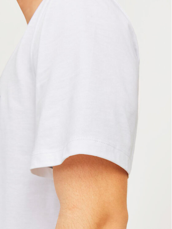 Jack & Jones Jack & Jones Тишърт Erris 12256799 Бял Standard Fit