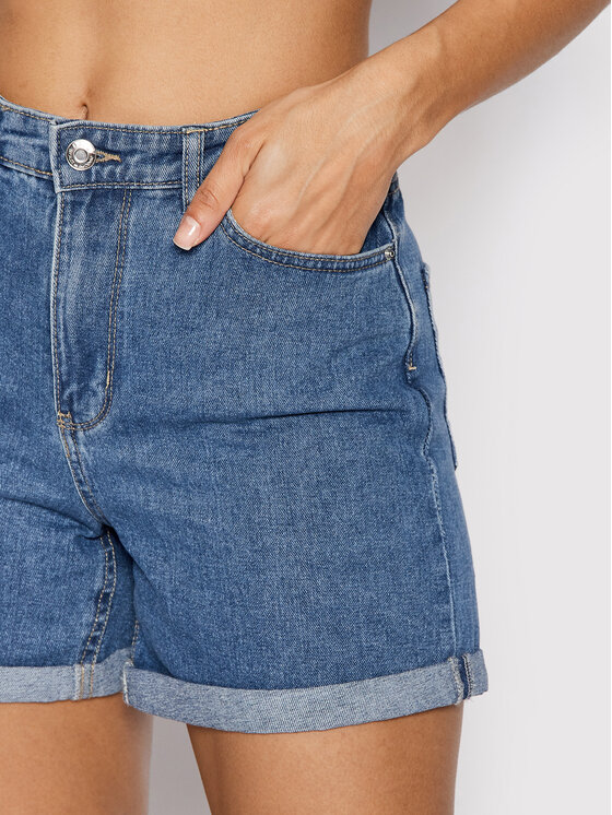 ONLY ONLY Pantaloni scurți de blugi Vega 15230571 Albastru Regular Fit