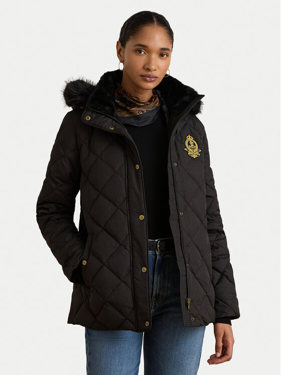 LAUREN RALPH LAUREN LAUREN RALPH LAUREN Пуховик 297P23456002 Чорний Regular Fit