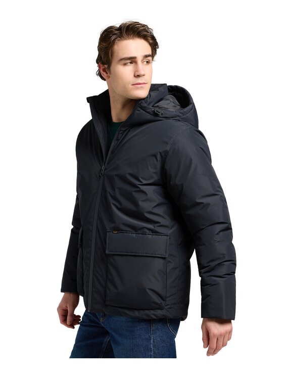 Lee Lee Kurtka puchowa 112370433 Czarny Regular Fit