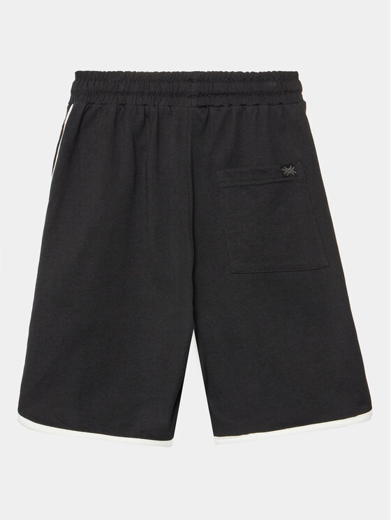 United Colors Of Benetton United Colors Of Benetton Sporta šorti 3BL0C901R Melns Regular Fit