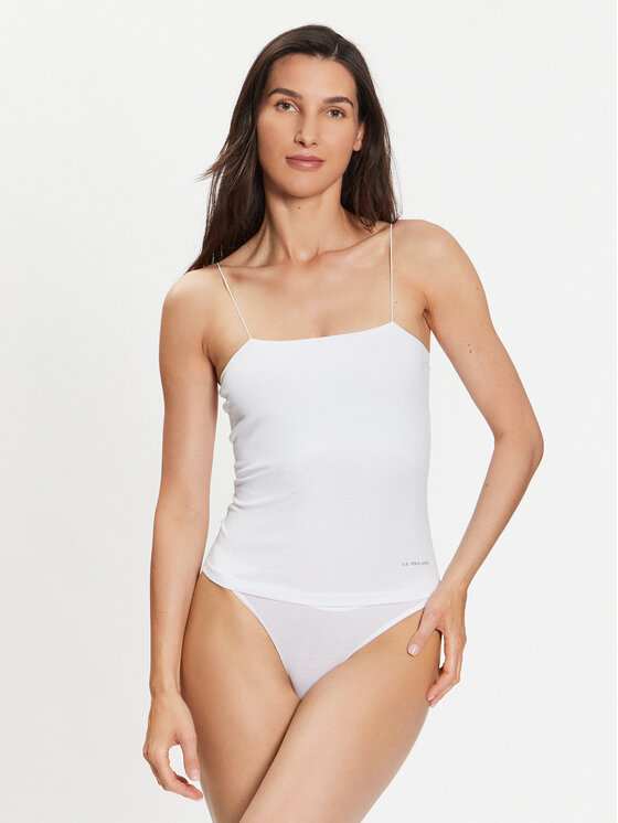 U.S. Polo Assn. U.S. Polo Assn. Top 66276 Bijela Slim Fit