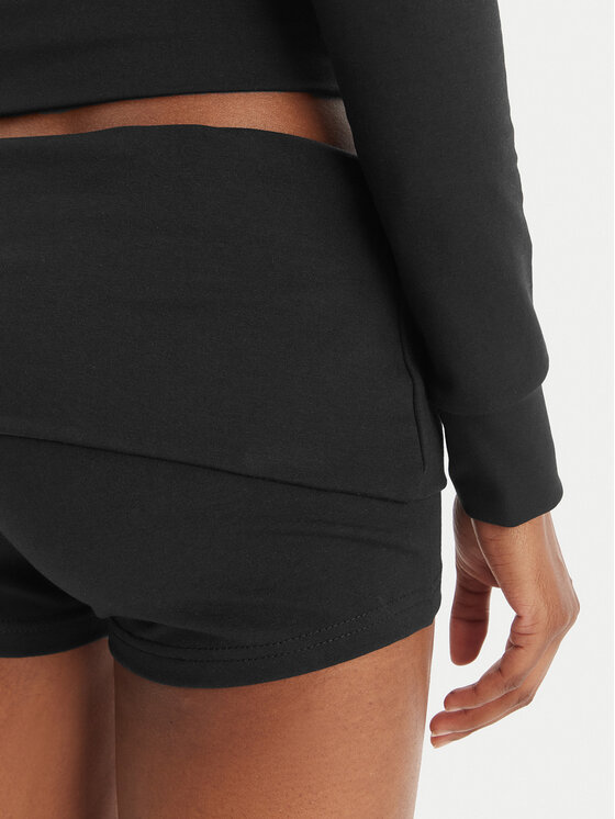 Juicy Couture Juicy Couture Sporta šorti Roll Down JCWHS126307 Melns Slim Fit