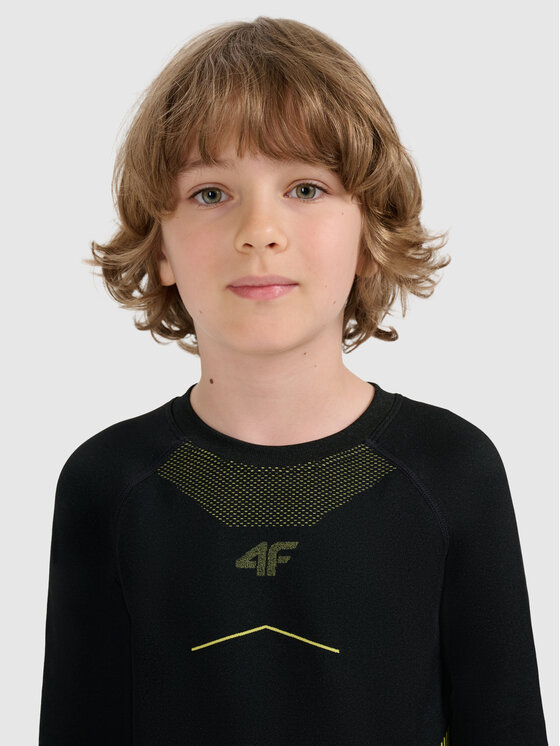 4F 4F Komplet bielizny termoaktywnej SKI UNDERWEAR Czarny