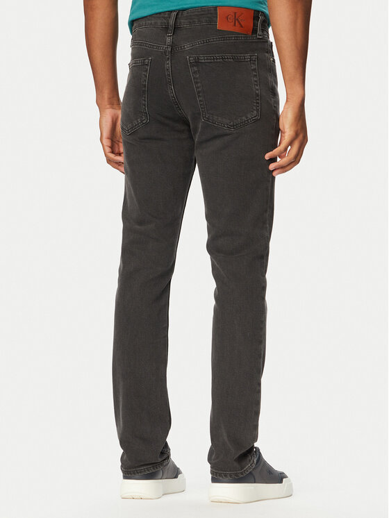 Calvin Klein Calvin Klein Jeans hlače LV04RF758G Črna Straight Leg