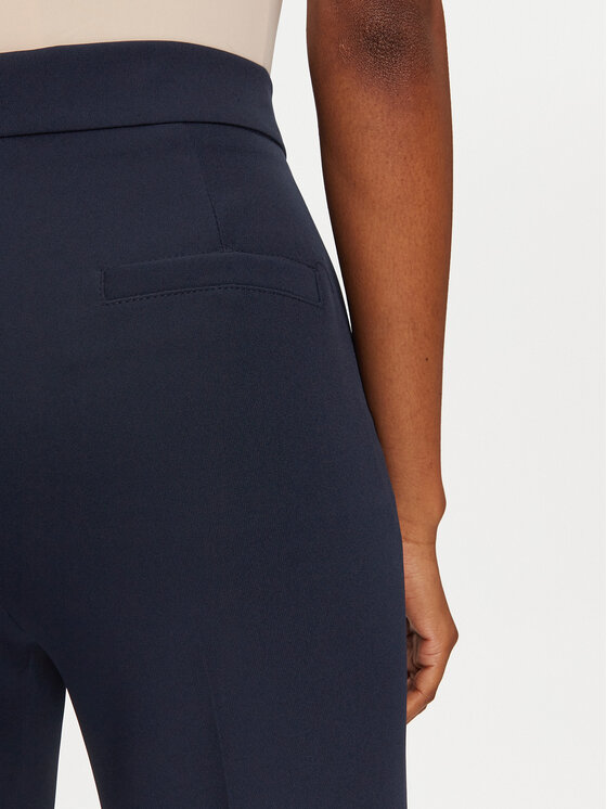 Maryley Maryley Штани з тканини 24IB587/43BL Cиній Regular Fit