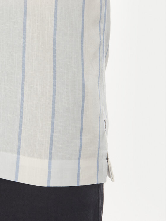 Lindbergh Lindbergh Cămașă 30-203419 Albastru celest Relaxed Fit