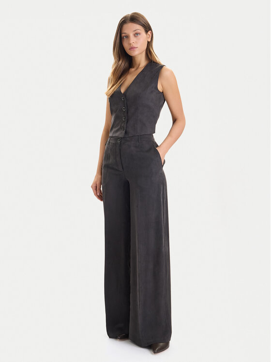 Guess Guess Vestă elegantă W5YH51 WH5N2 Negru Regular Fit