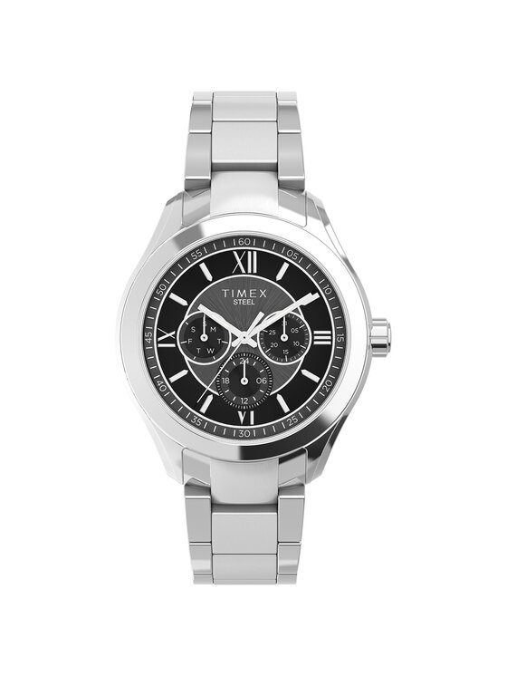 Timex Timex Zegarek TW2V95400 Srebrny