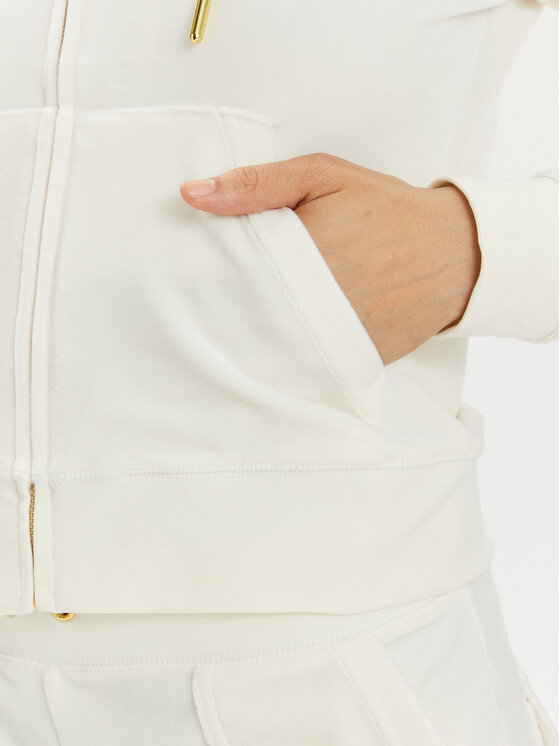 Juicy Couture Juicy Couture Світшот Robertson JCAP176G Écru Slim Fit