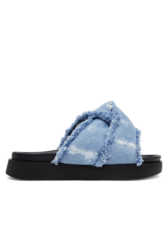 Női Papucs Inuikii, Méret: 37, Kék, Soft Crossed Jeans 70104-142