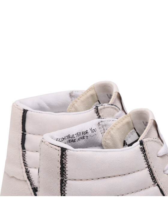 Vans Vans Tenisówki Sk8-Hi Reconst VN0005UKQJM1 Écru