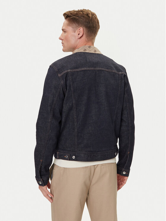 Guess Guess Μπουφάν μεταβατικό 177333 Μπλε Classic Fit