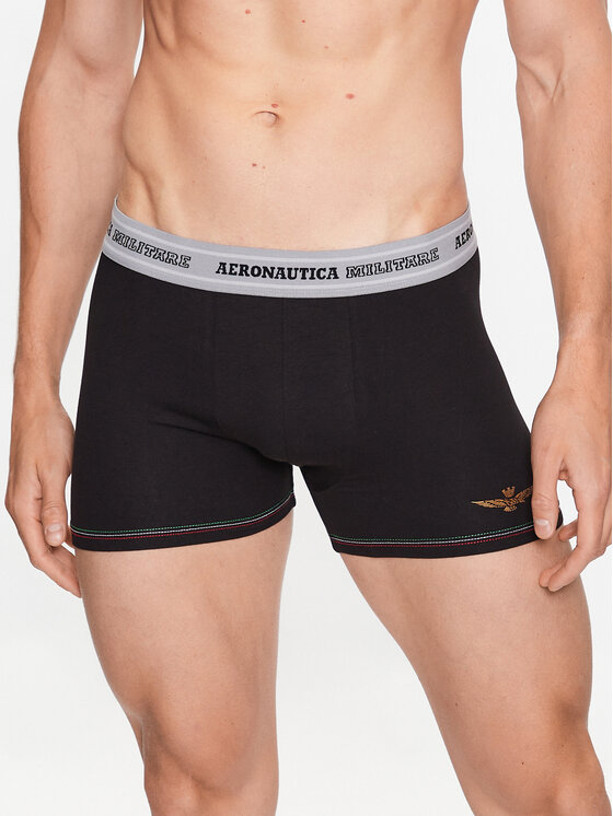 Aeronautica Militare Aeronautica Militare Set od 2 para bokserica AM1UBX004 Crna