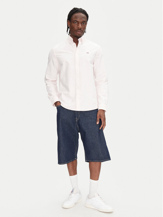 Tommy Jeans Tommy Jeans Πουκάμισο DM0DM21298 Ροζ Regular Fit