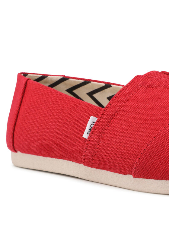 Toms Toms Туфлі Alpargata 10017665 Червоний
