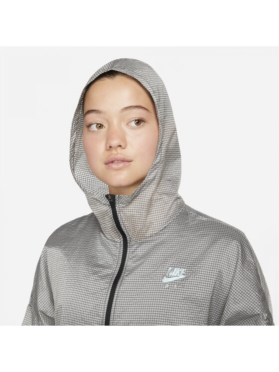 Nike Nike Kurtka do biegania Air Szary Regular Fit