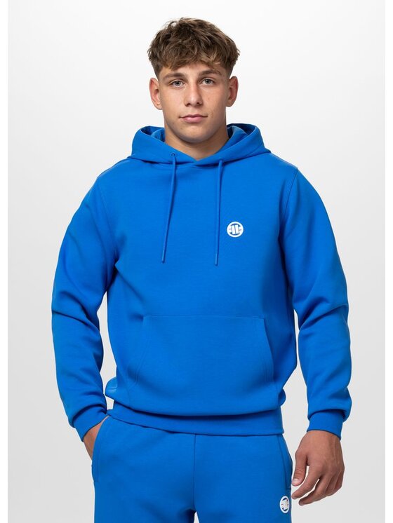 PITBULL PITBULL Bluza CHARGER SMALL LOGO Niebieski Regular Fit