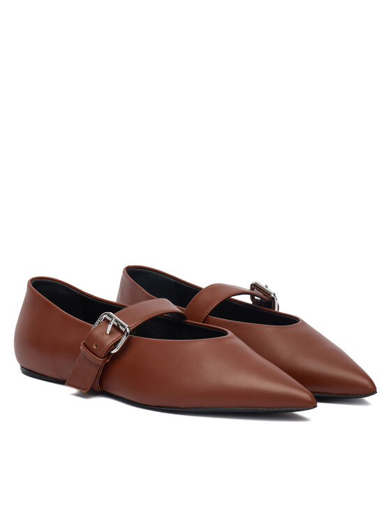 Weekend Max Mara Weekend Max Mara Baleriny 2615521054650 Brązowy