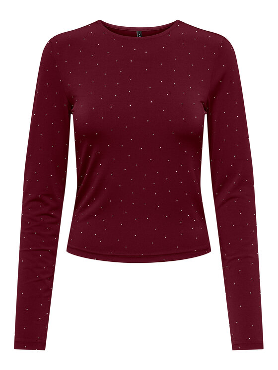 ONLY ONLY Särkpluus Zita 15358986 Bordoopunane Regular Fit