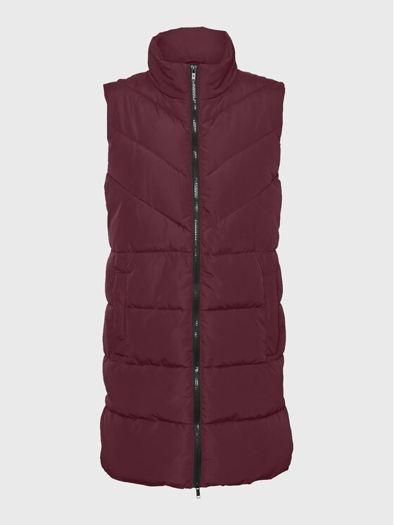 Noisy May Noisy May Gilet Dalcon 27017058 Bordeaux Regular Fit