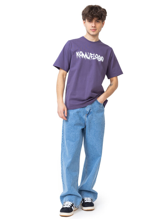 Kamuflage Kamuflage T-Shirt Abyss Fioletowy Oversize
