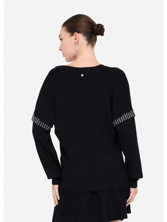 Liu Jo Liu Jo Maglione MF5182MS49I22222 Nero Regular Fit