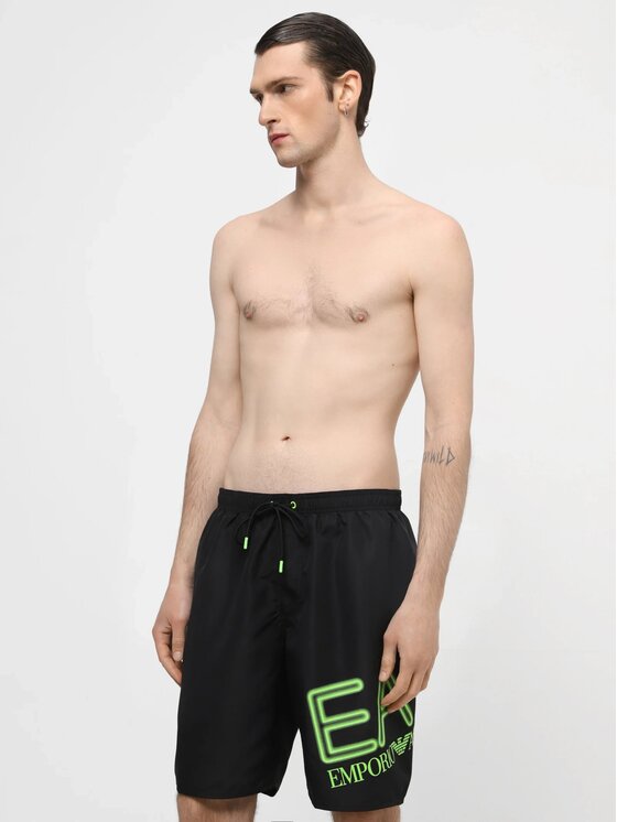 EA7 Emporio Armani EA7 Emporio Armani Szorty 902047-4R736-00120 Czarny Regular Fit