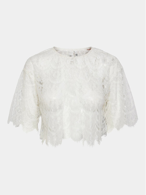 YAS YAS Bluse Bella 26032279 Weiß Regular Fit
