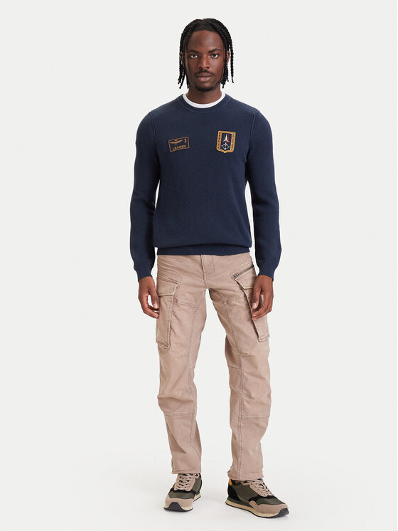 Aeronautica Militare Aeronautica Militare Πουλόβερ 262MA1659UL00903 Σκούρο μπλε Regular Fit
