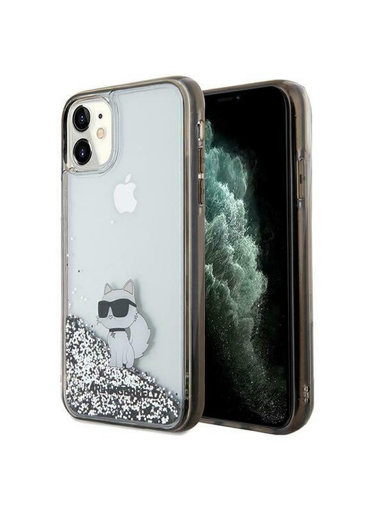 KARL LAGERFELD KARL LAGERFELD Etui na telefon iPhone 11 / Xr Przezroczysty