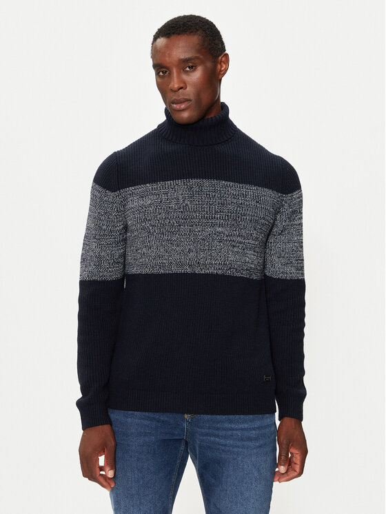 JOOP! Jeans JOOP! Jeans Rollkragenpullover 15 JJK-04Morlino 30043621 Dunkelblau Modern Fit