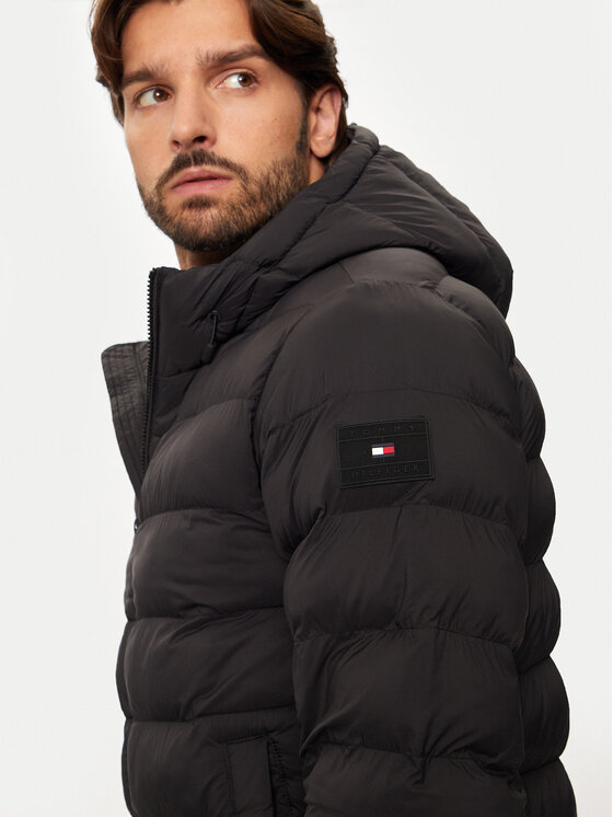 Tommy Hilfiger Tommy Hilfiger Μπουφάν χειμωνιάτικο MW0MW37257 Μαύρο Regular Fit