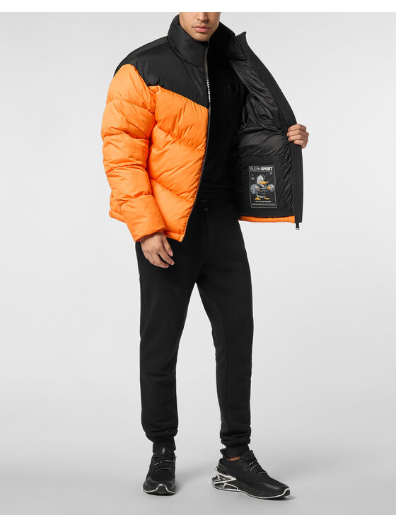 Plein Sport Plein Sport Giubbotto piumino 24023 Arancione Regular Fit