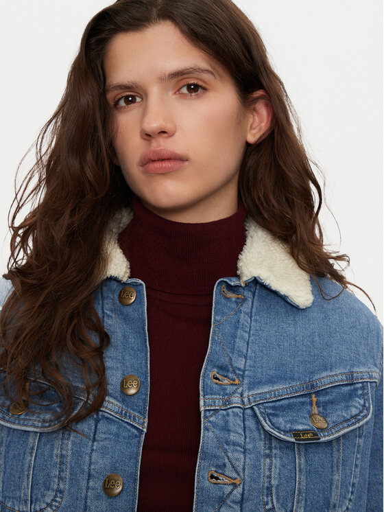 Lee Lee Átmeneti kabát Rider 112355437 Kék Regular Fit