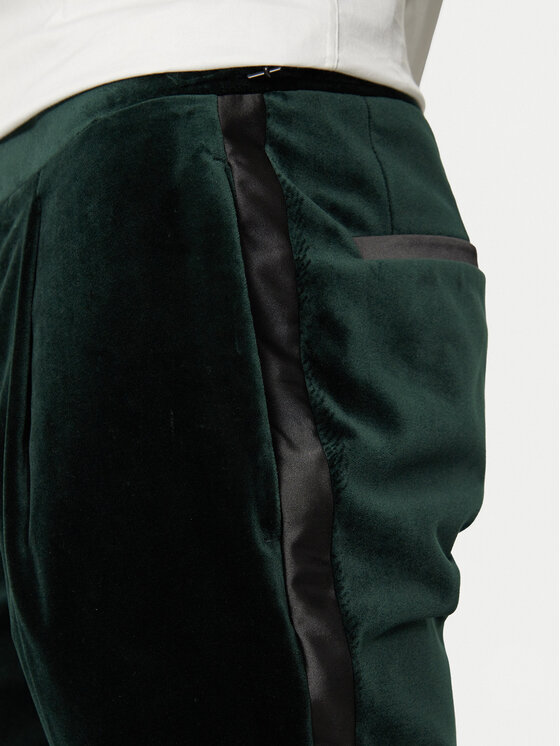 HUGO Hugo Auduma bikses Getlin242E1X 50524910 Zaļš Slim Fit