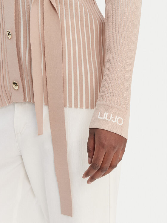 Liu Jo Sport Liu Jo Sport Kardigāns TA6116 MS55N Bēšs Regular Fit