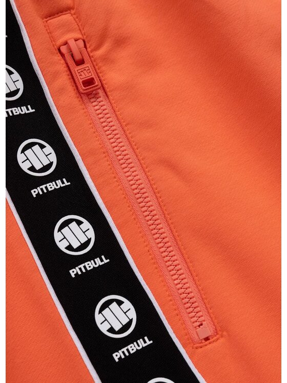 PITBULL PITBULL Spodnie dresowe TAPE NUGGET Pomarańczowy Regular Fit