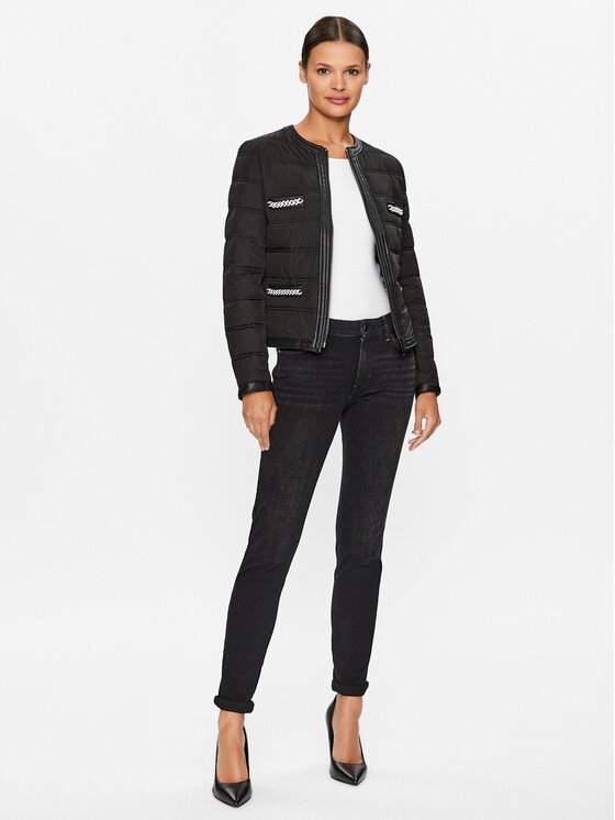 Guess Guess Giacca di transizione W3YL11 WFIX0 Nero Regular Fit