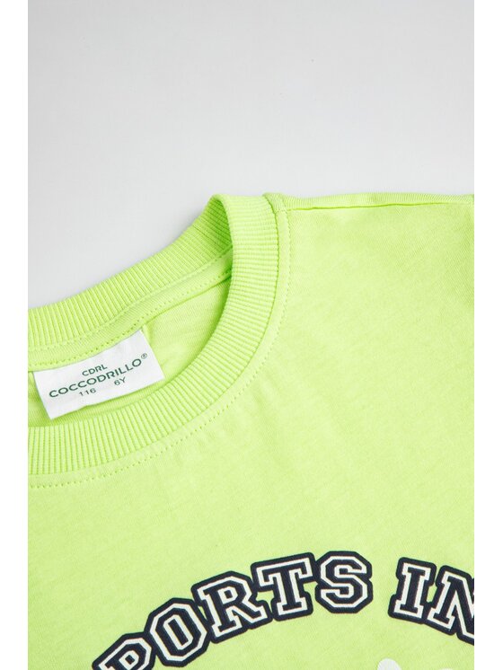 Coccodrillo Coccodrillo T-Shirt ZC6143202ABK-030 Żółty Regular Fit