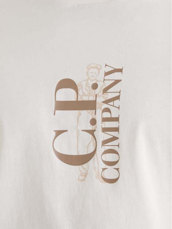 C.P. Company C.P. Company Tričko 20CMTS084A005100W Žltá Regular Fit