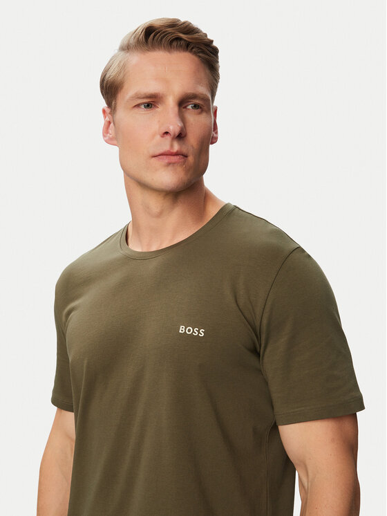 BOSS BOSS T-Shirt Mix&Match 50515312 Khakifarben Regular Fit
