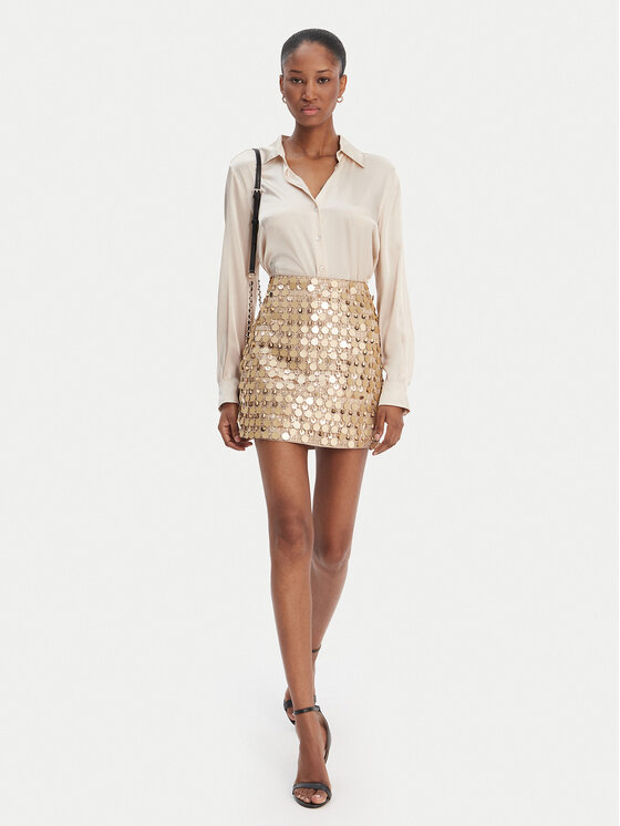 Guess Guess Sijonas 180021 Auksinė Classic Fit