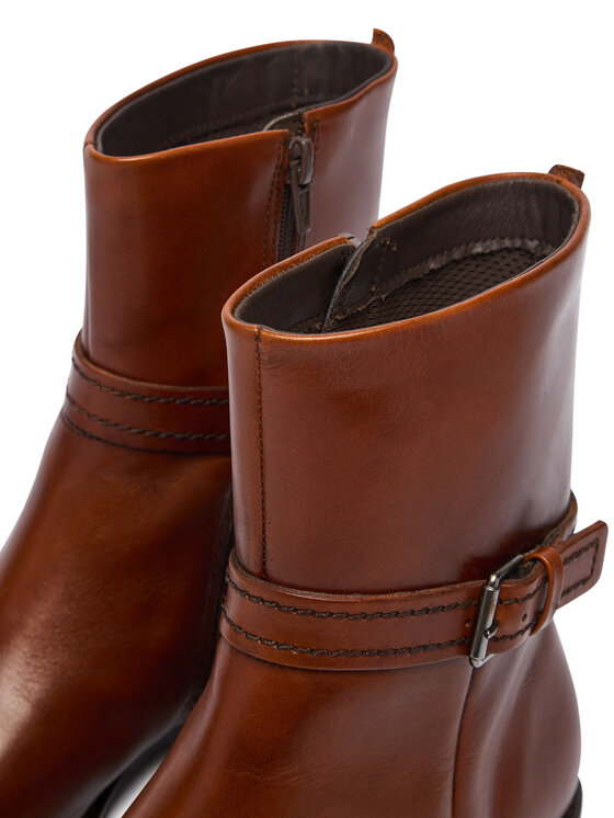ECCO ECCO Polokozačky Sartorelle 25 24940301014 Hnědá