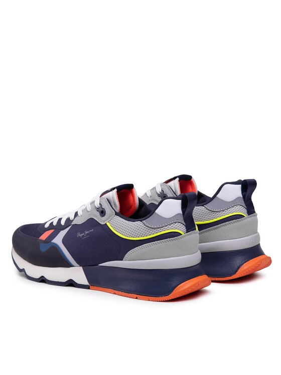 Pepe Jeans Pepe Jeans Sneakersy Britt Pro Man Tech PMS30832 Tmavomodrá
